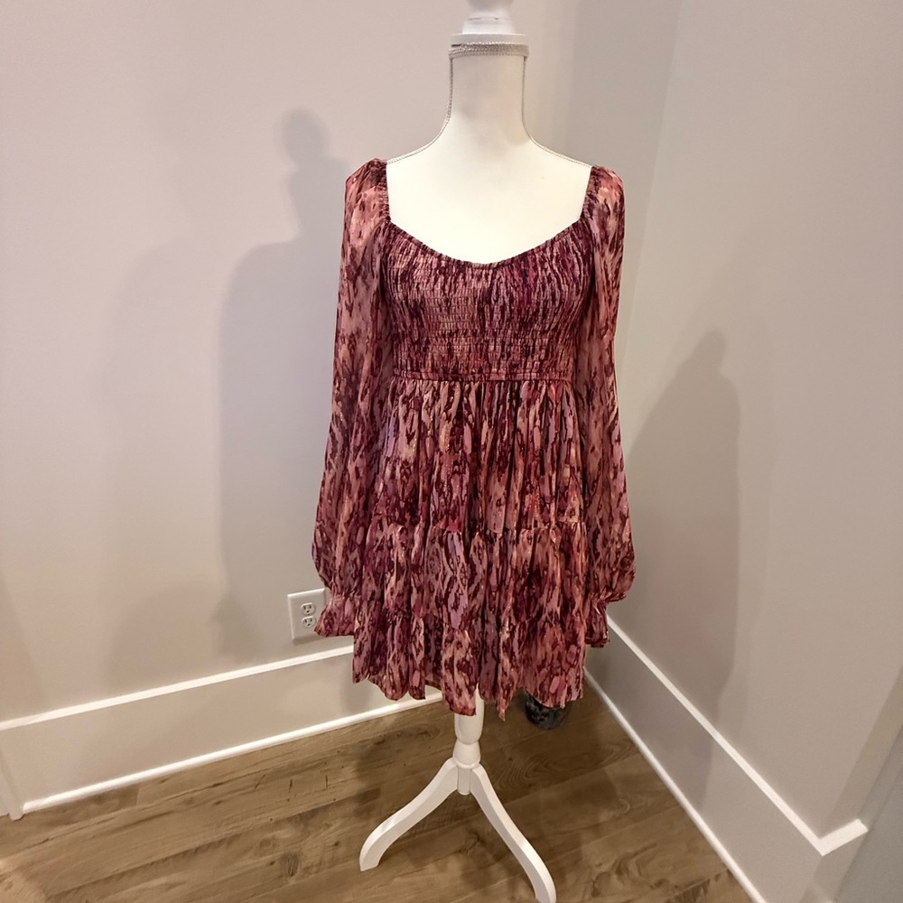 Elegant Pink Women's Dress
